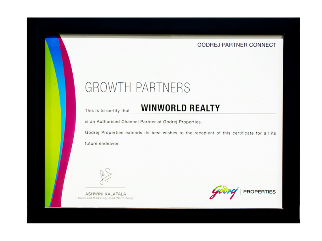 Godrej Meridien & 101 Certificate
