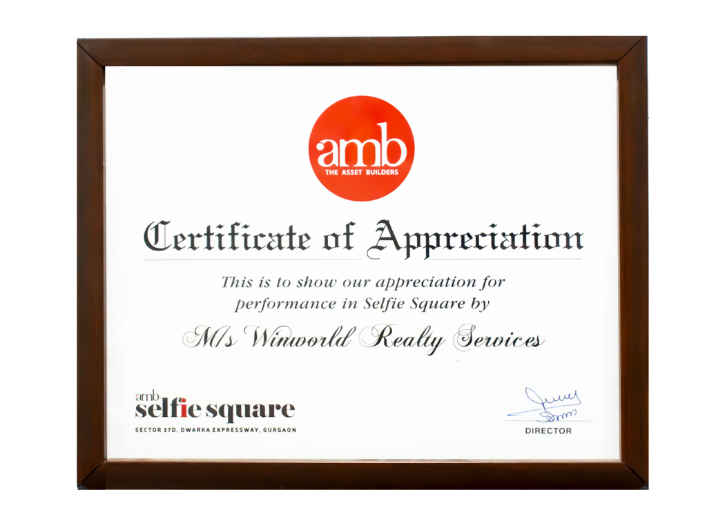 AMB Selfie Square Certificate