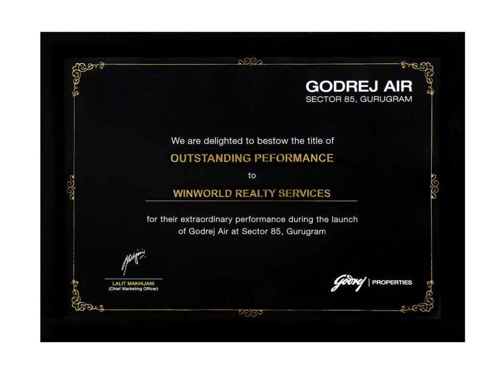 Godrej Air Certificate