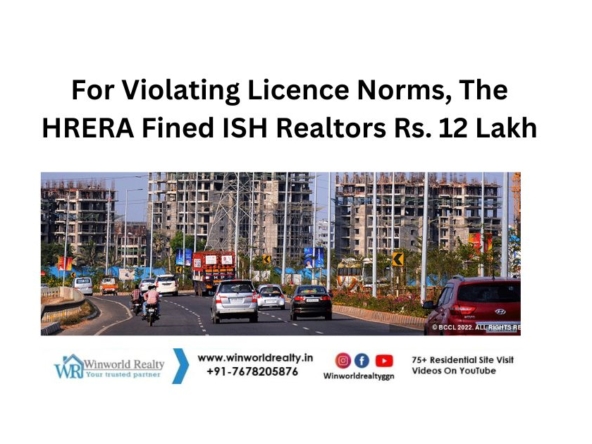 The HRERA fined ISH relators rs. 12 lakh