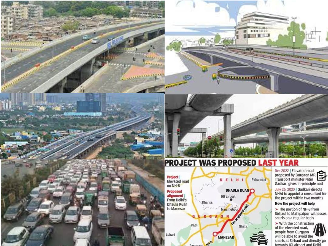 Double-Decker Road To Come Up Over NH-8 Between Delhi And Manesar