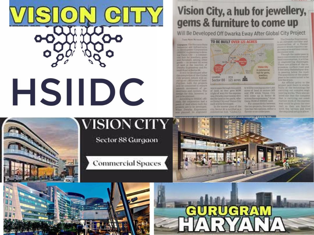 Vision City-A Centre For Mall, Hotels, Business Parks, Offices In Gurgaon,  Sector 88 - winword realty