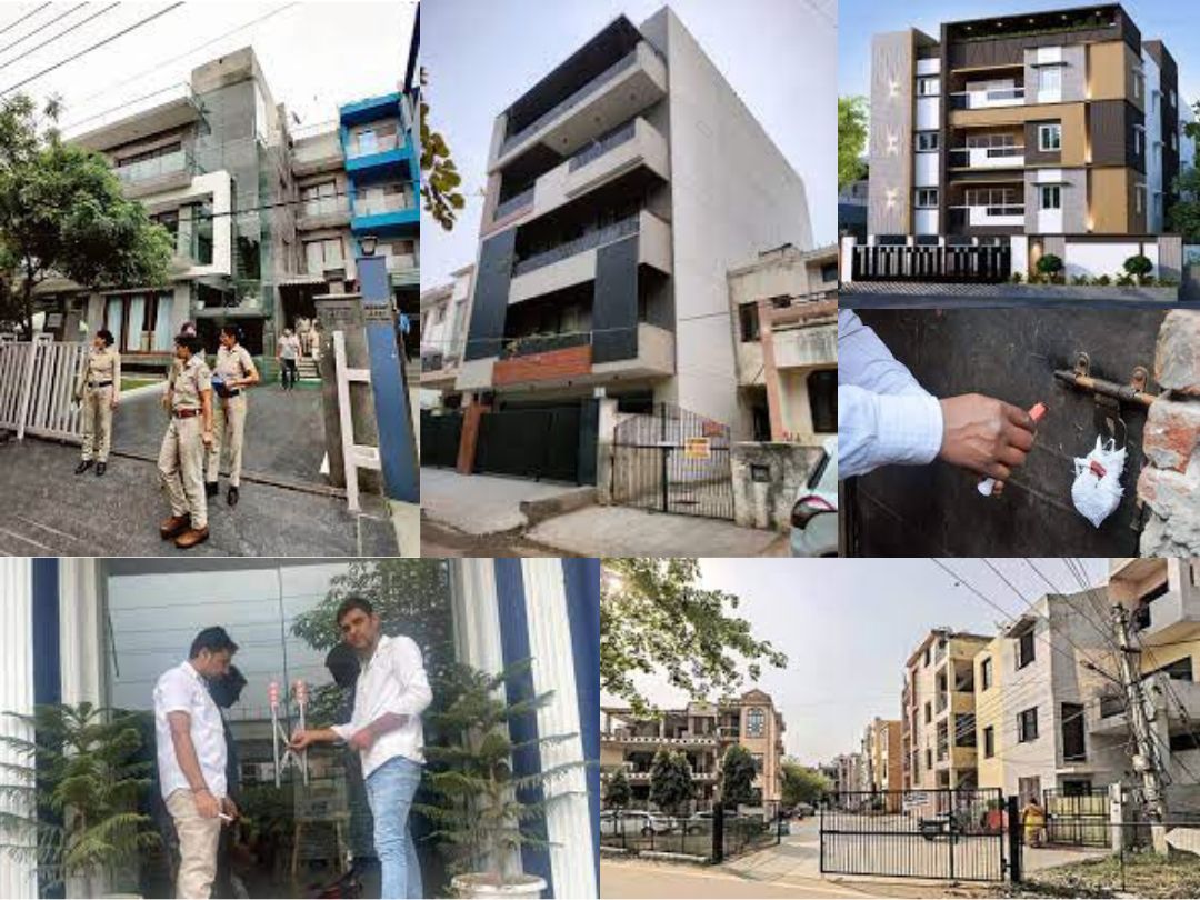 A Total Of 40 Stilt+4 Units Are Sealed In Gurugram For Commercial Activities