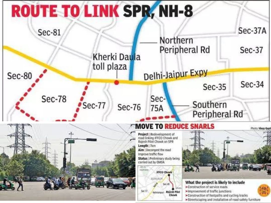 Golf Course Road-Like Renovation For Road Linking NH8 And SPR Road Soon