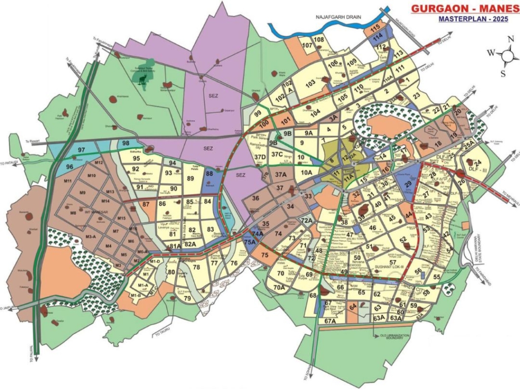 Exploring Sectors Of Gurgaon: A Comprehensive Sector-Wise Map Guide