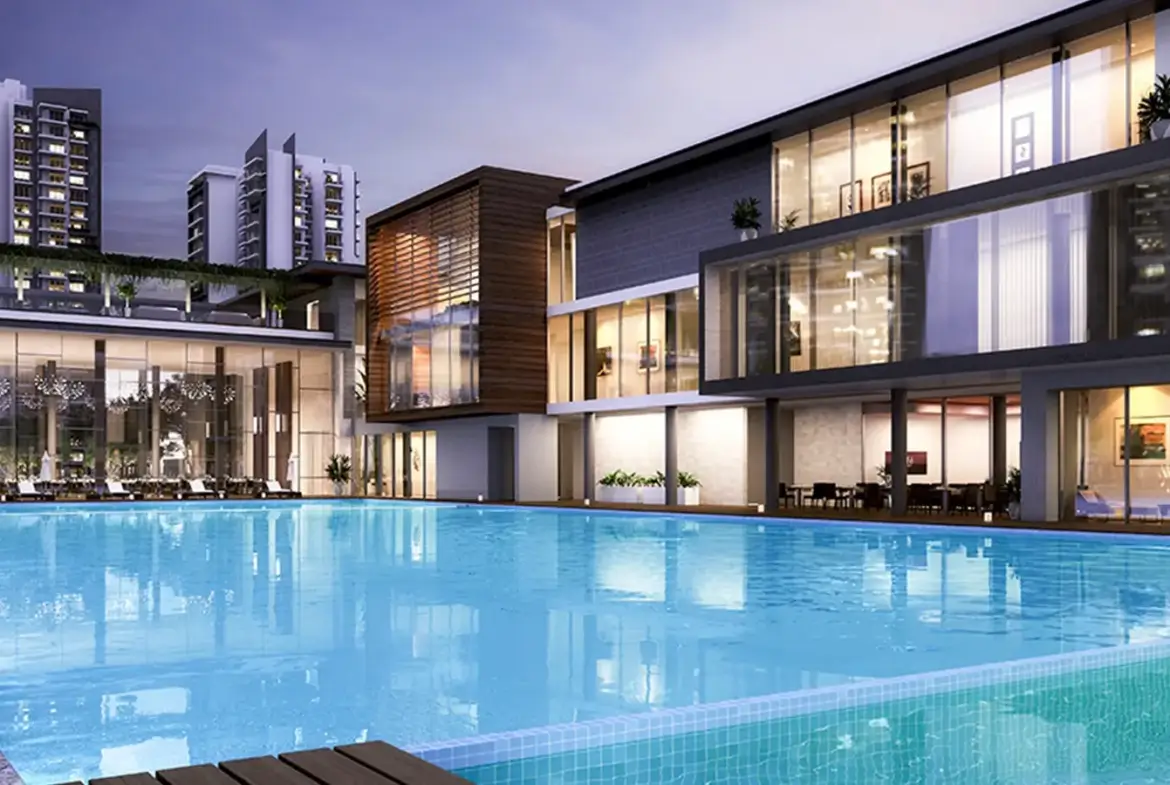 Abstract real estate promotional image