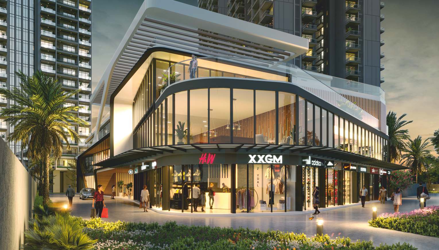 SS Camasa luxury apartment complex with amenities