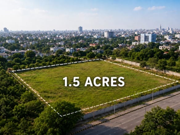 Prime BTS Hospital Land Available on Long-Term Lease in Lucknow