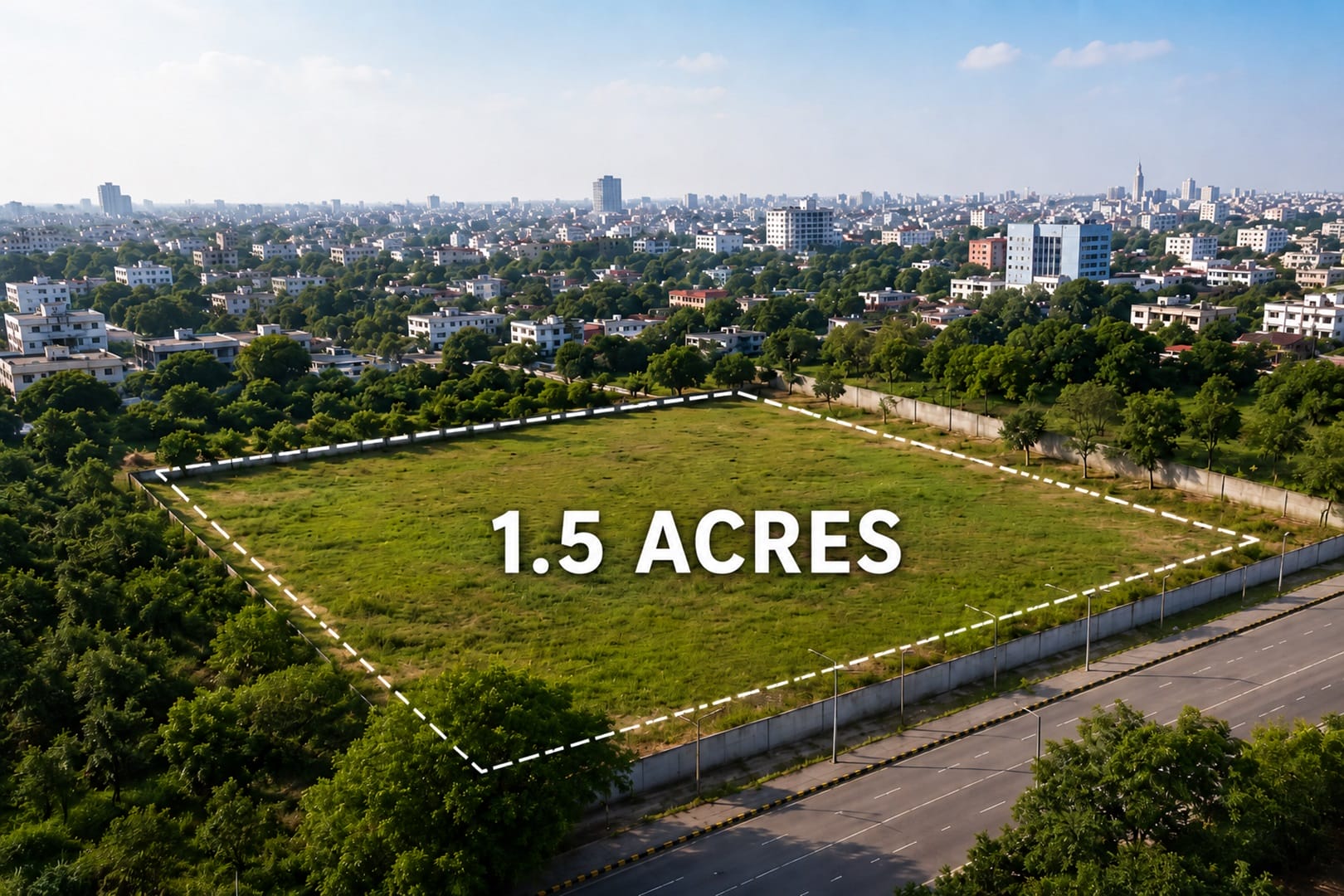 Prime BTS Hospital Land Available on Long-Term Lease in Lucknow
