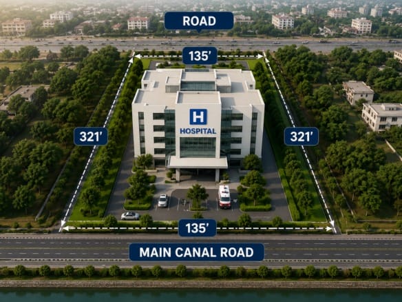 Built-to-Suit Hospital Land Available on Lease in Ludhiana
